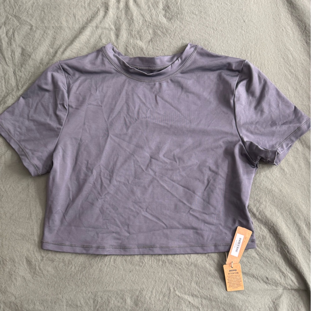 SKIMS SWIM CROP TOP